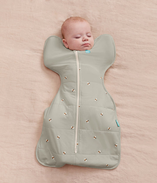 Swaddle Up™ 2.5 TOG Algodón Verde Oliva con Abejas