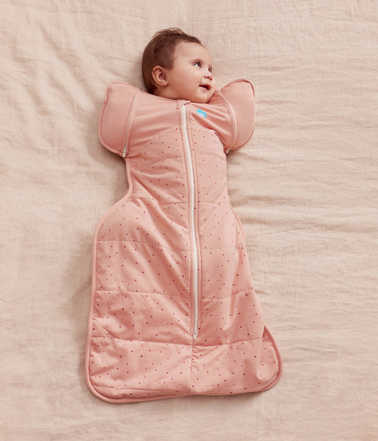Saco de Transición Swaddle Up™ 2.5 TOG Algodón Rosa Guijarros