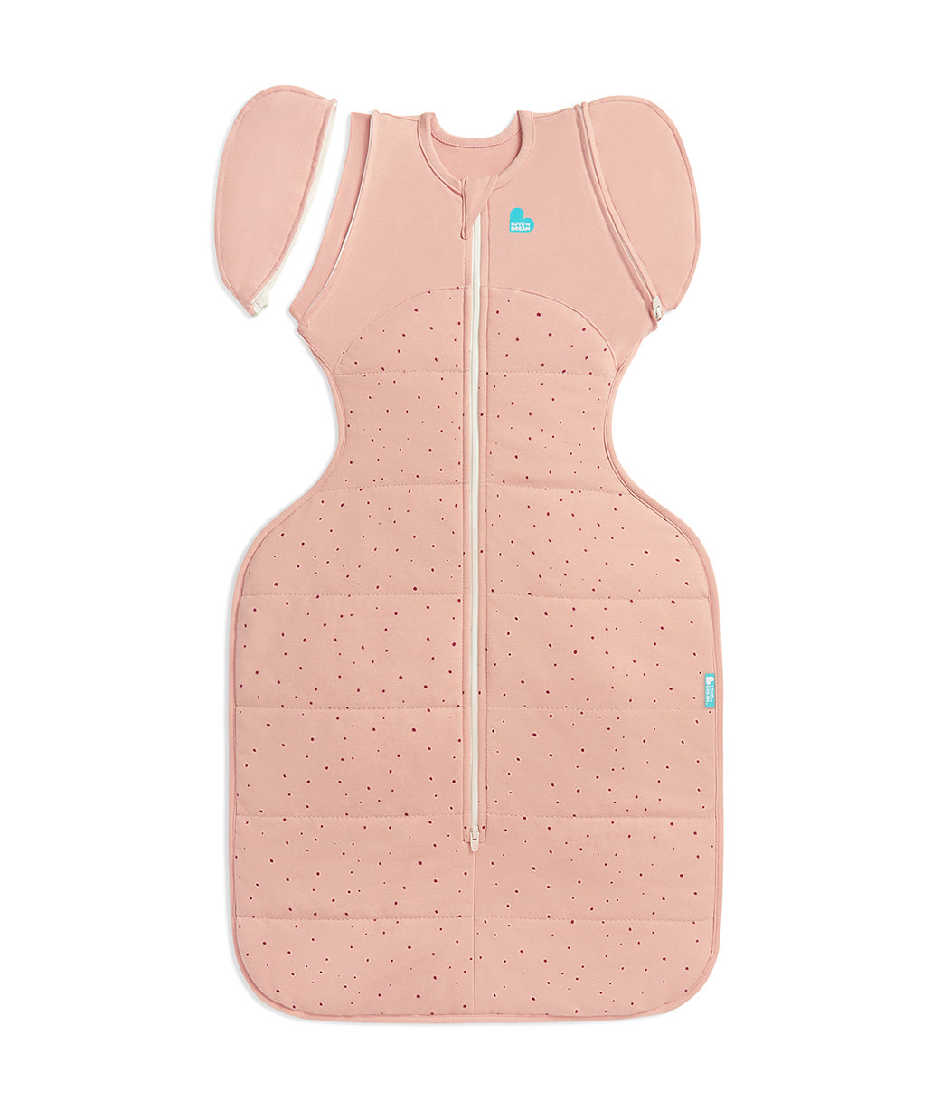 Saco de Transición Swaddle Up™ 2.5 TOG Algodón Rosa Guijarros
