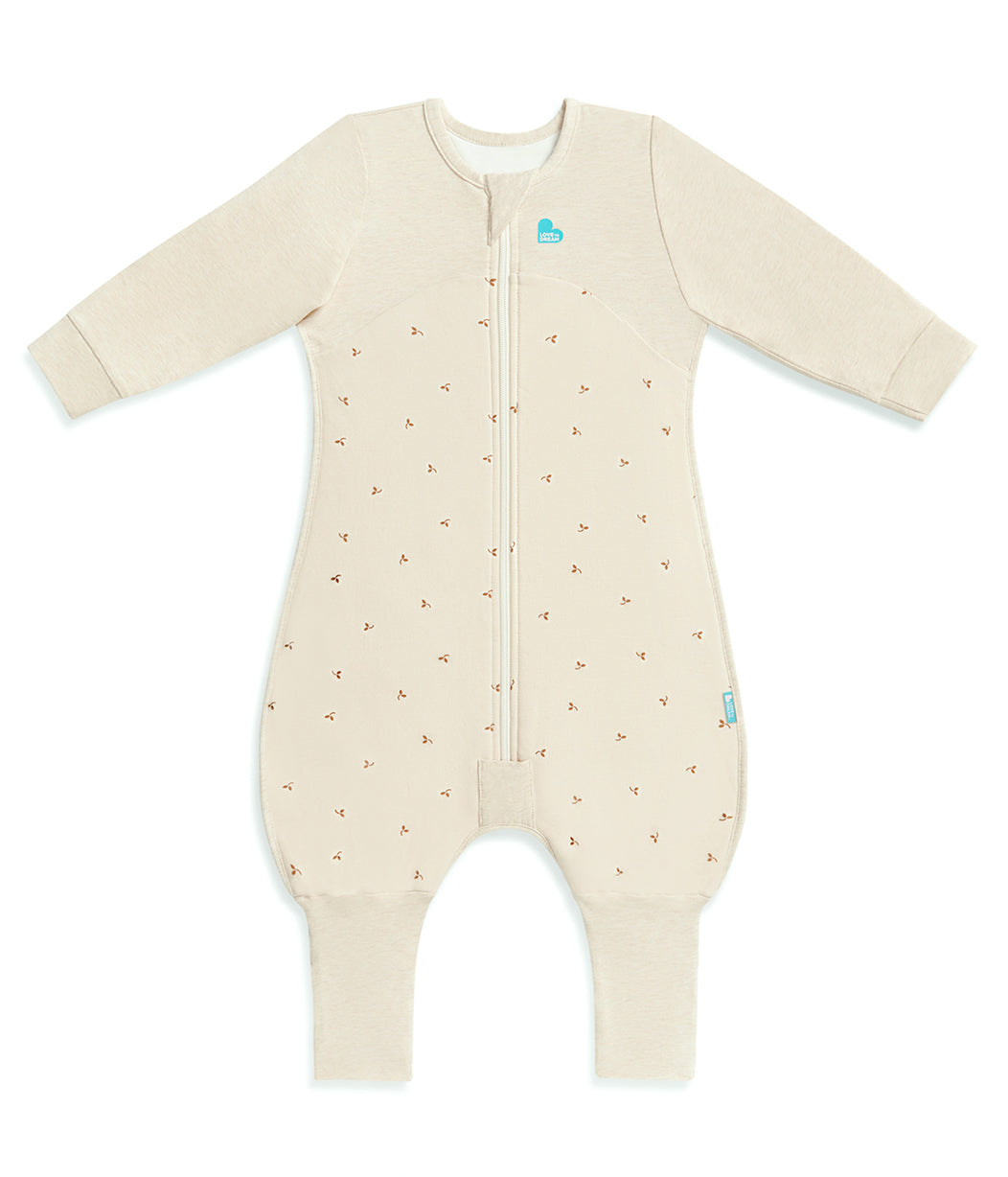 Schlafanzug Bundle | 1,5 | 2,5 TOG | Naturmeliert Zweige | Pflaume Gesteppter Stern