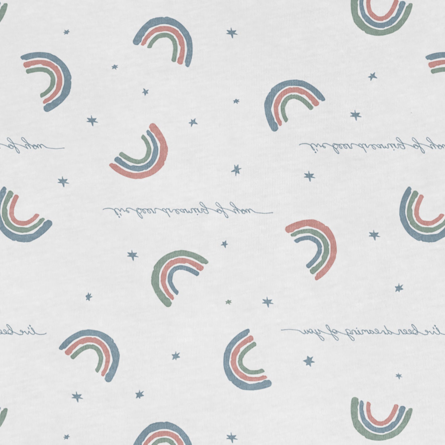 Swaddle Up™ 1.0 TOG Cotton White Rainbow Dream