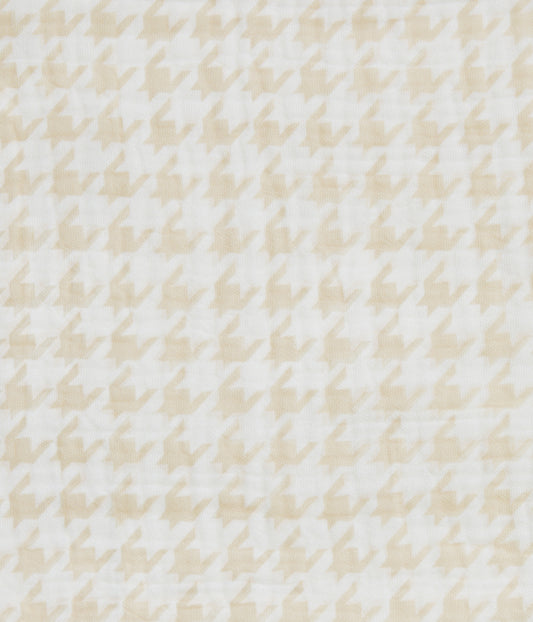 Wash Cloth 3 Pack Muslin White Mini Cloud Bunnies