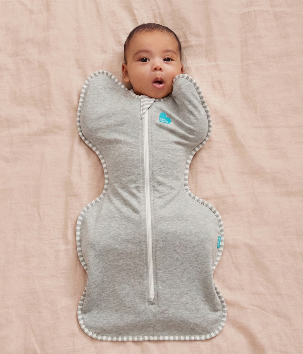 swaddle up schlafsack Swaddle Up™ Pucksack 1.0 TOG Baumwolle Grau – Love to Dream EU