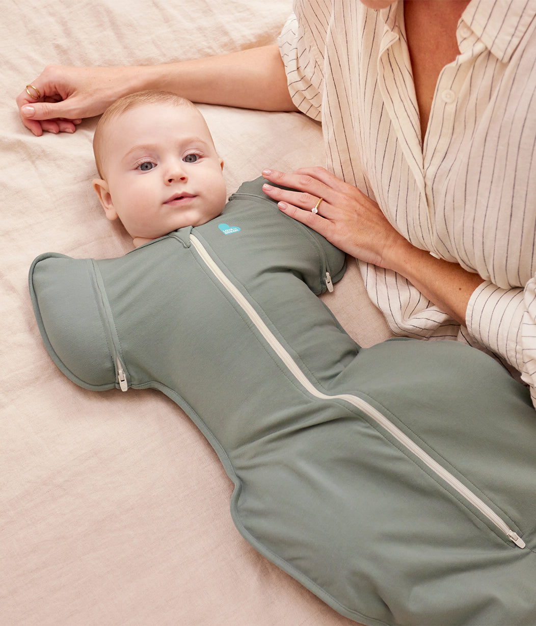 Swaddle Up™ Saco de Transición 1.0 TOG Algodón Verde Oliva Intenso