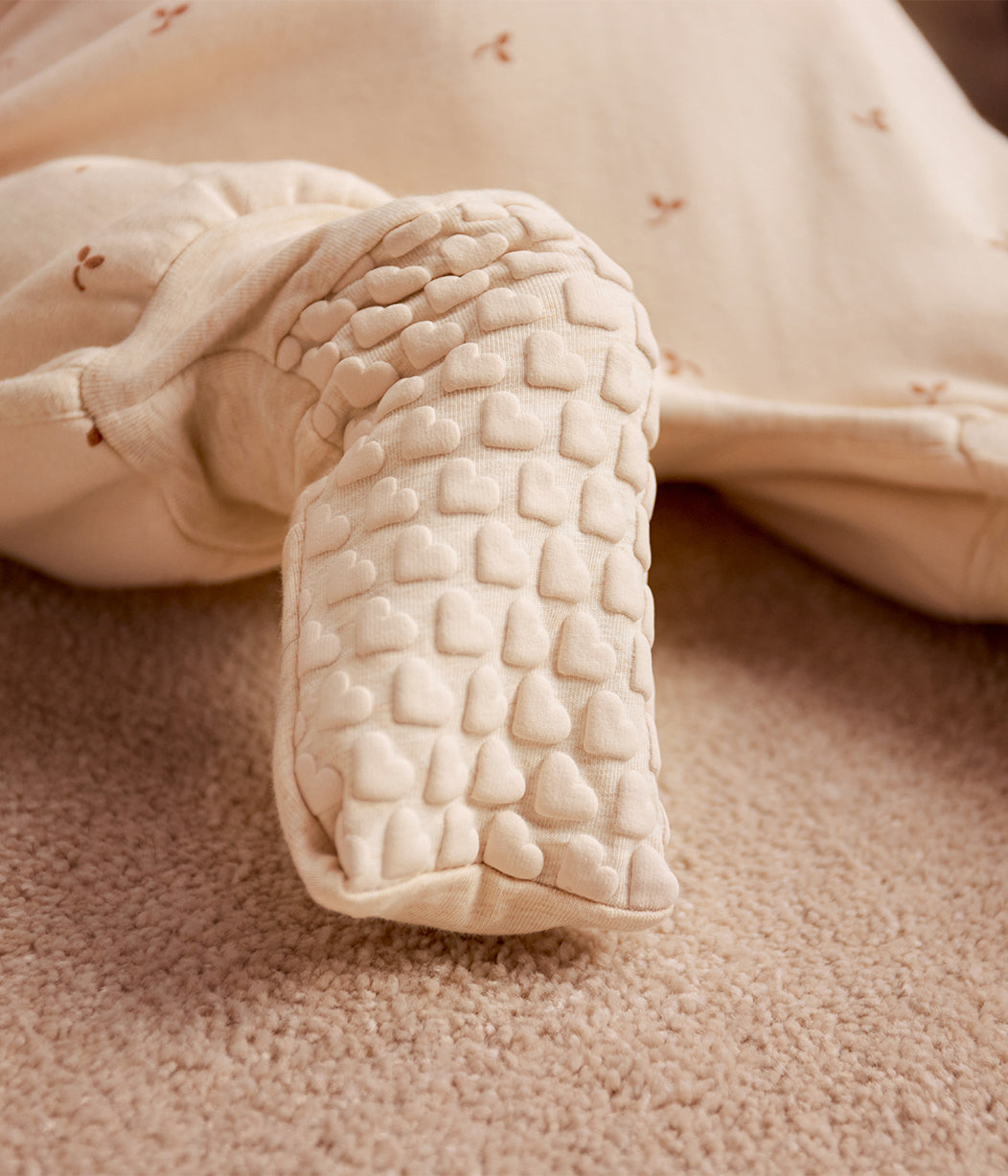 Schlafanzug langarm 1.5 TOG Baumwolle Naturmeliert Zweige