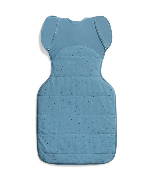 Swaddle Up™ Saco de dormir de transición 2 en 1 2.5 TOG Algodón Azul tormenta Guijarros