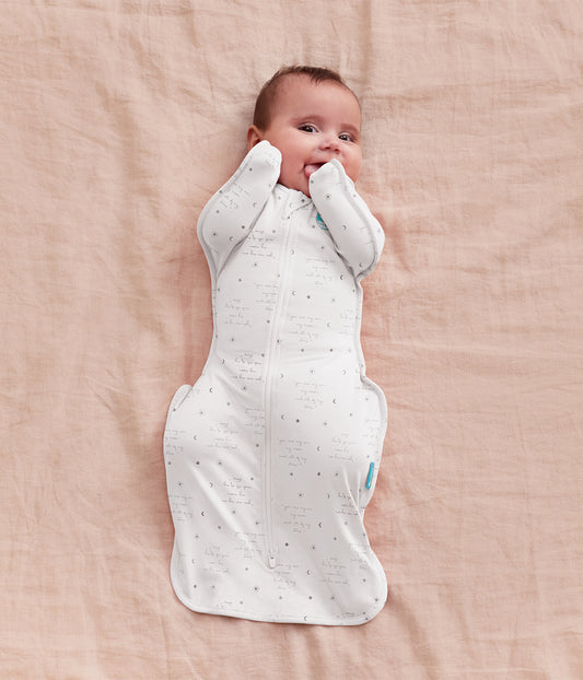 Swaddle Up™ 0.2 TOG Algodón Blanco Tú Eres Mi