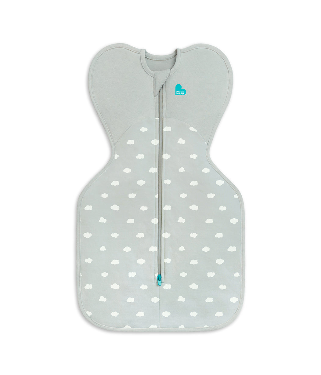 Swaddle Up™ Pucksack 1.5 TOG Baumwolle Helles Oliv Mini-Wolke