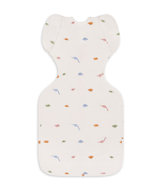 Swaddle Up™ Saco de dormir de transición 2 en 1 1.0 TOG Algodón Crema Dino Snore