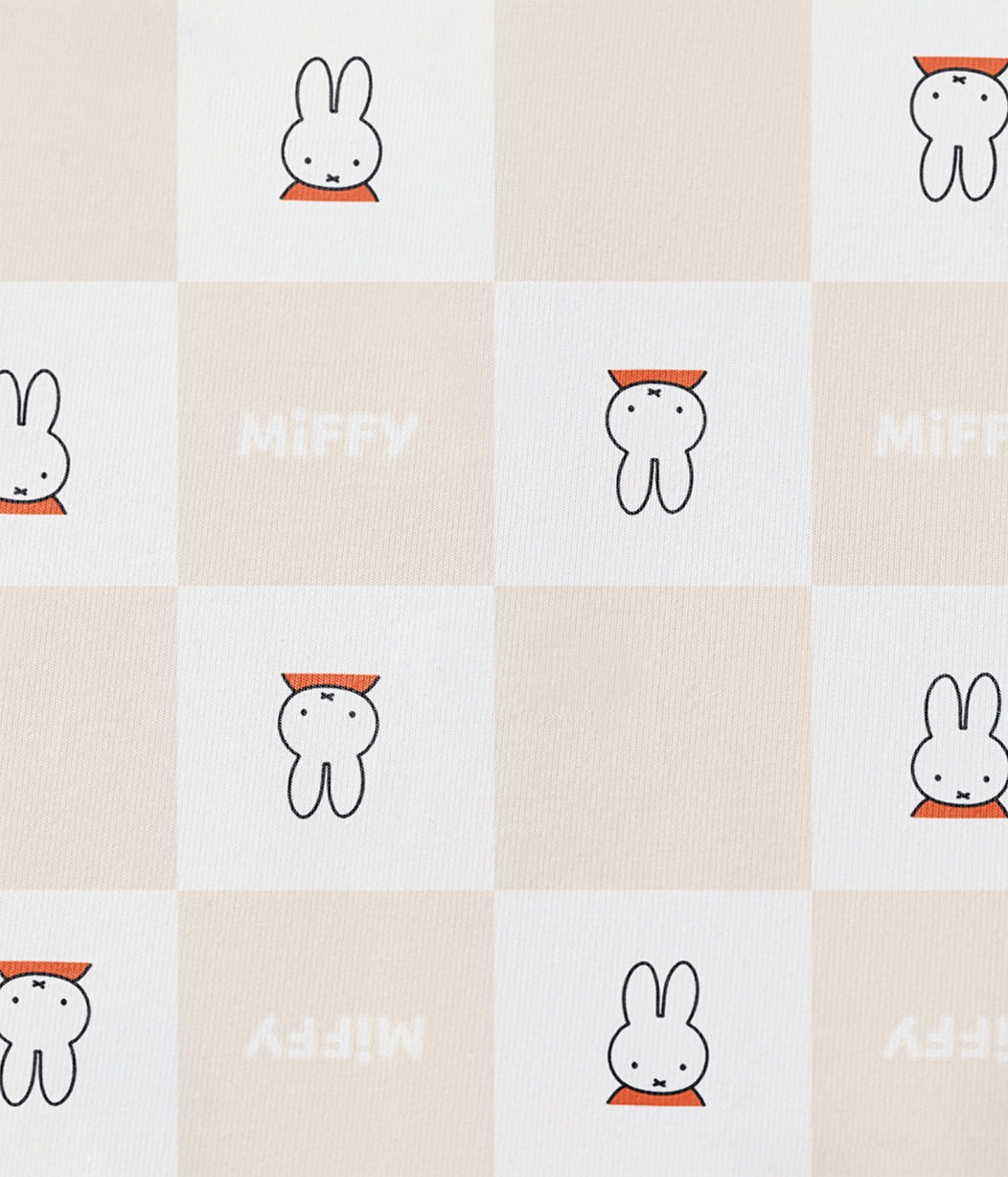 Kinder Langarm Pyjama-Set Viskose aus Bambus Birke Miffy Karomuster