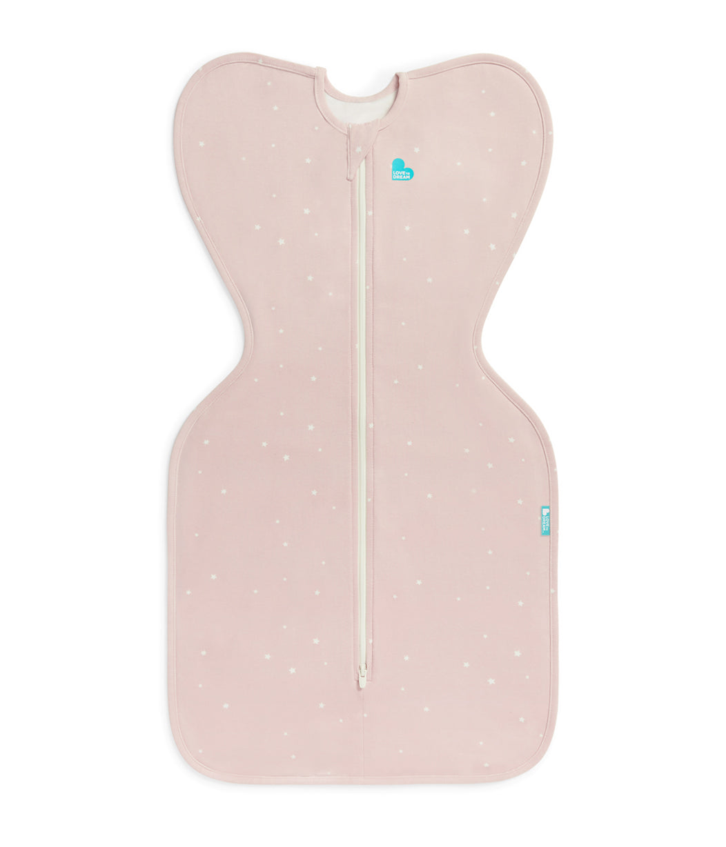 Swaddle Up™ Saco de arrullo 1.0 TOG Algodón Rosa Polvo Estrella Brillante