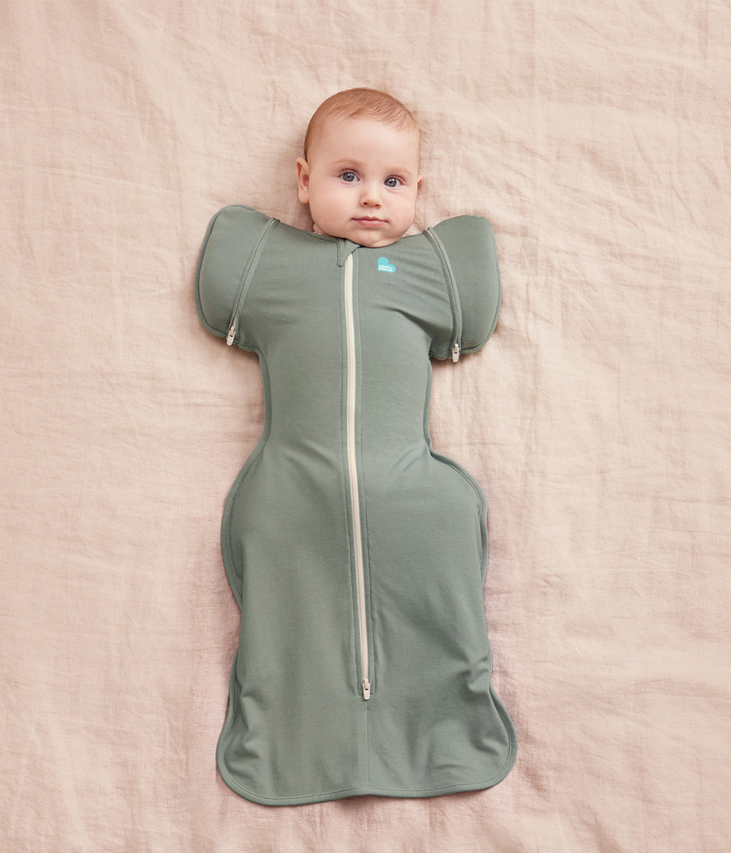 Swaddle Up™ Saco de Transición 1.0 TOG Algodón Verde Oliva Intenso